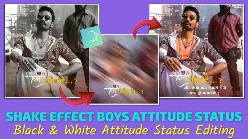 Boys Attitude Status Editing