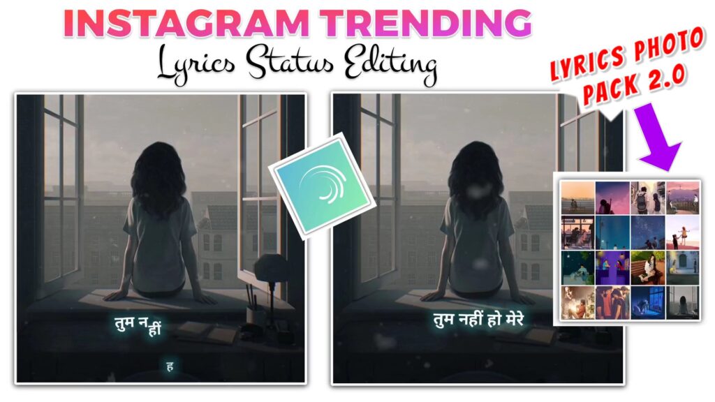 Trending Lyrics Status Editing