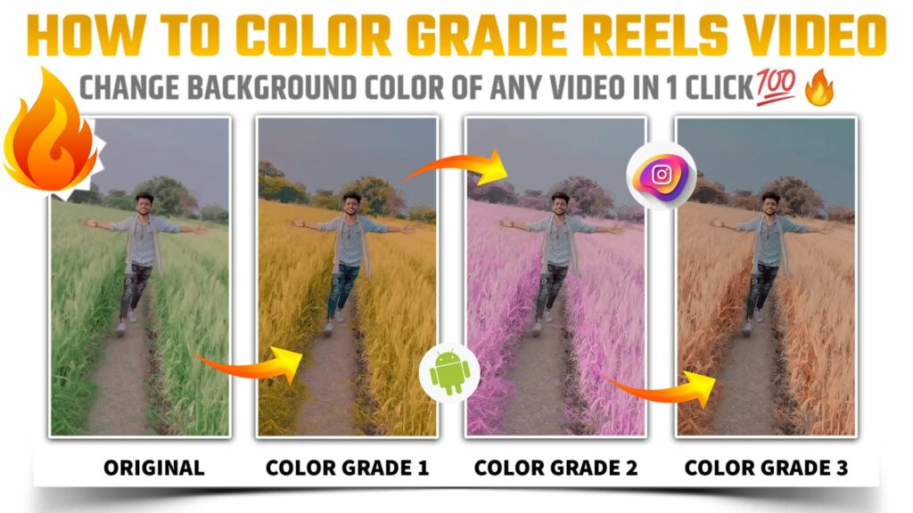 How to color grade instagram reel video