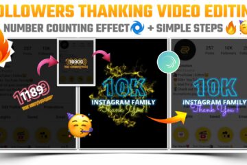 How to make follower thanking video in alight motion