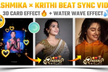 How to make rashmika - krithi beat sync status video