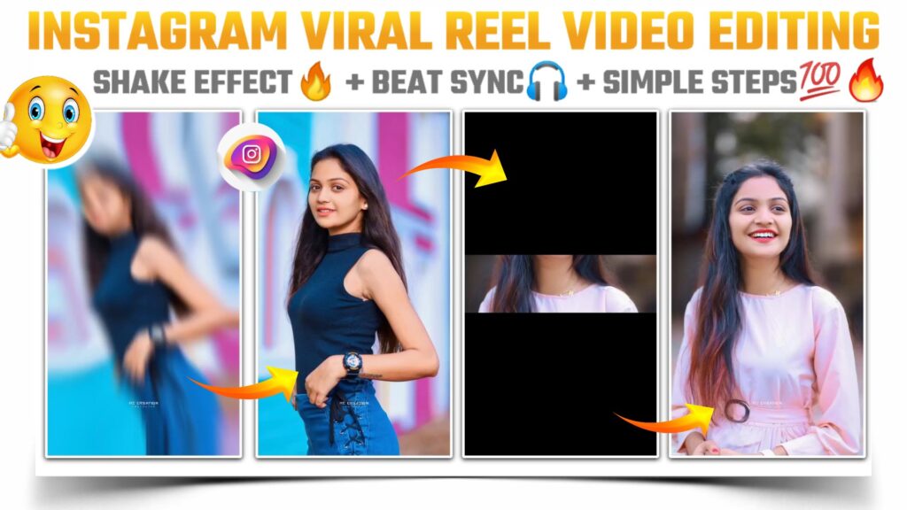 Trending instagram reel video editing in VN app