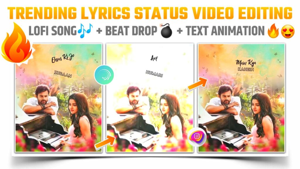 How to make lyrics status video in alight motion - RC CREATIONS