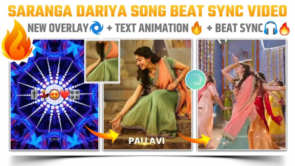 Saranga Dariya song beat sync status video editing