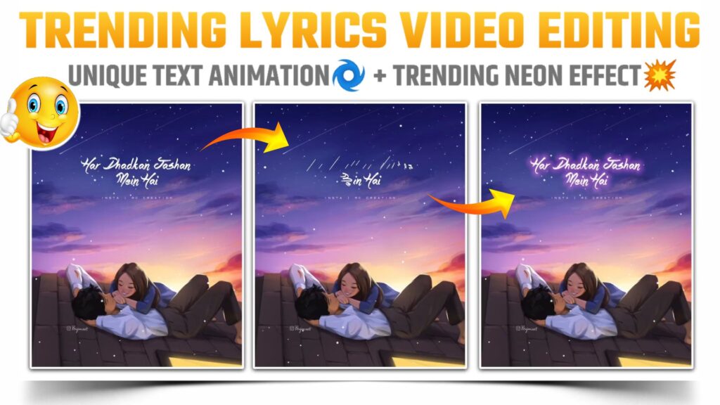 How to make lyrics status video in alight motion Part 2