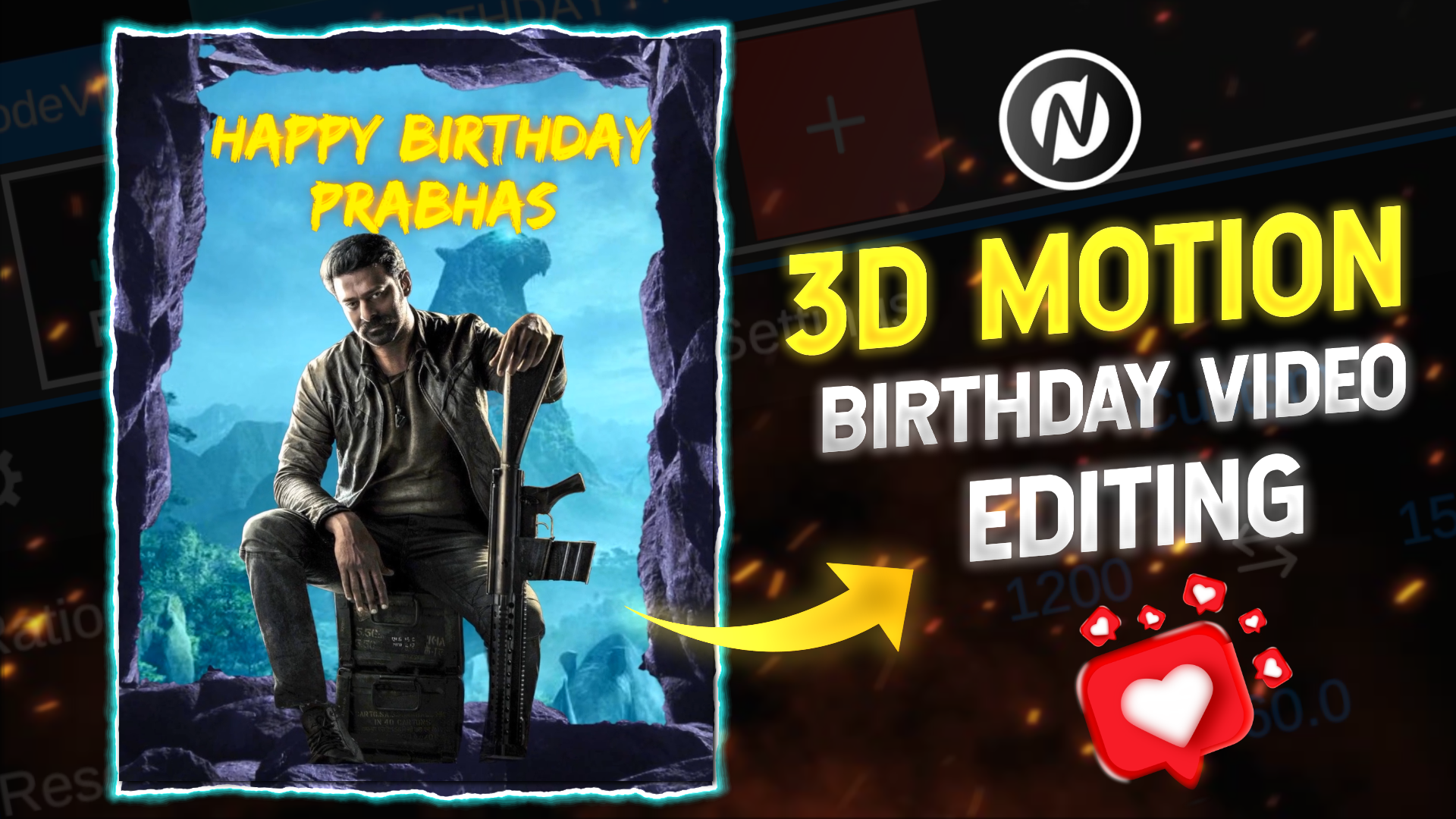 How to create 3D birthday video in android
