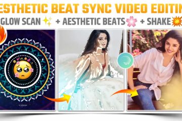Aesthetic beat sync video editing in alight motion