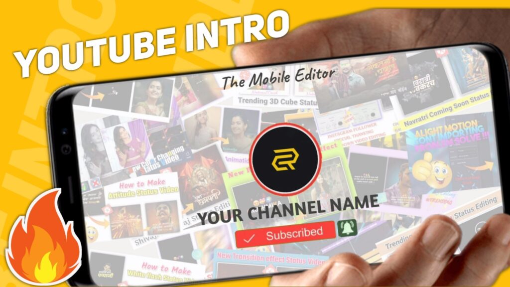 How to make professional intro for YouTube channel