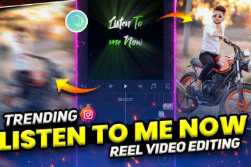 How to edit listen to me now reels video