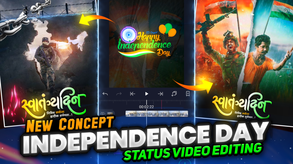 How To Make Independence Day Special Status Video