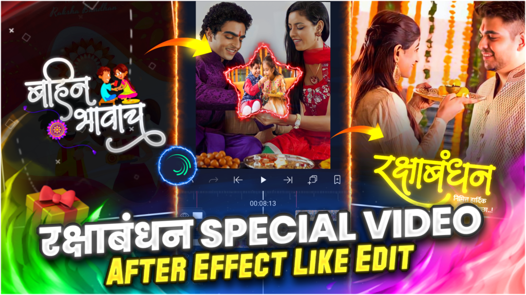How To Make Raksha Bandhan Special Status Video