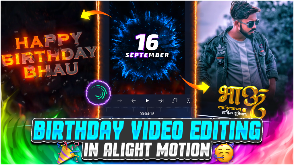 Happy Birthday Video Editing