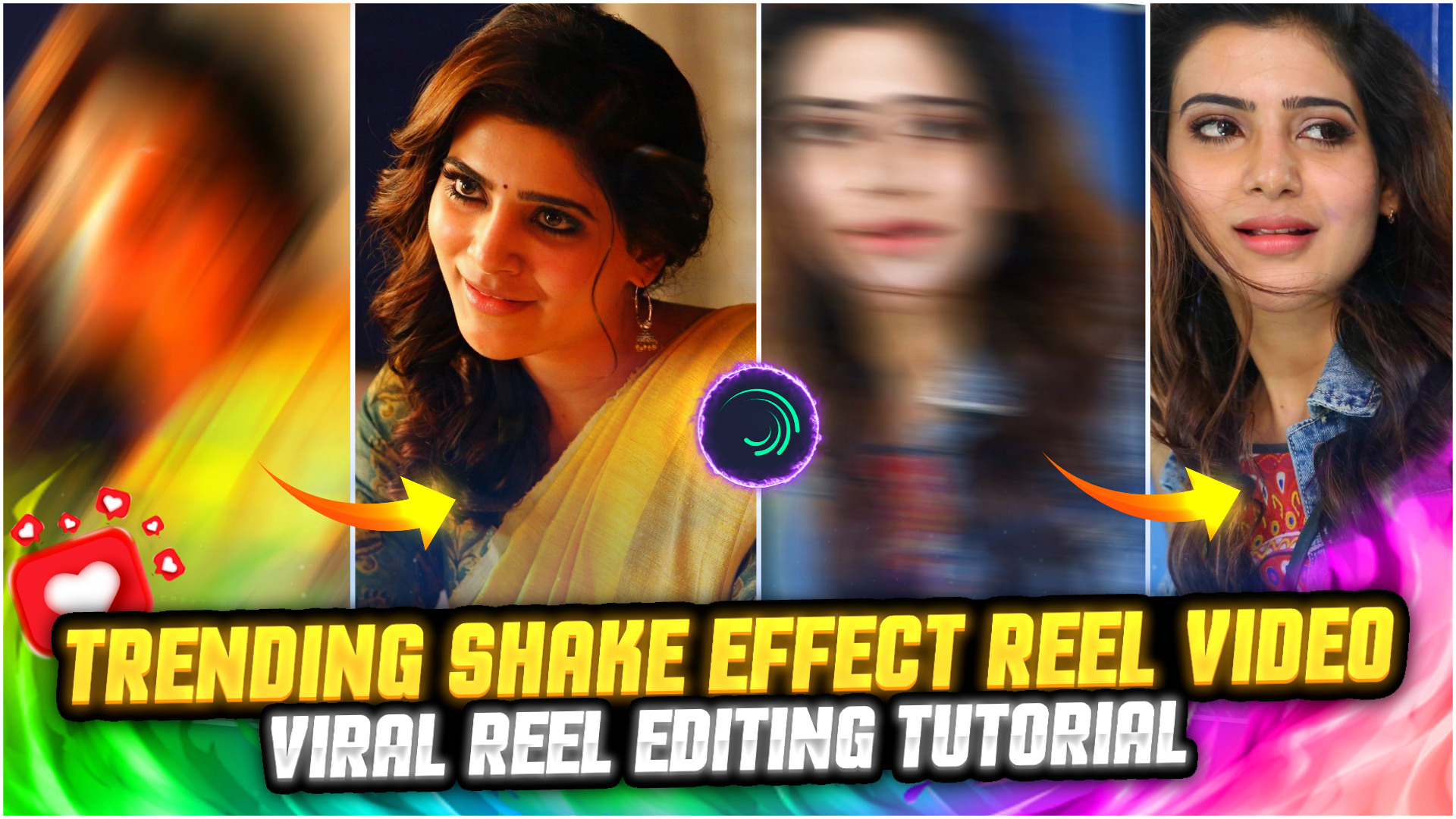 Create Instagram Trending Shake Effect Reels Video