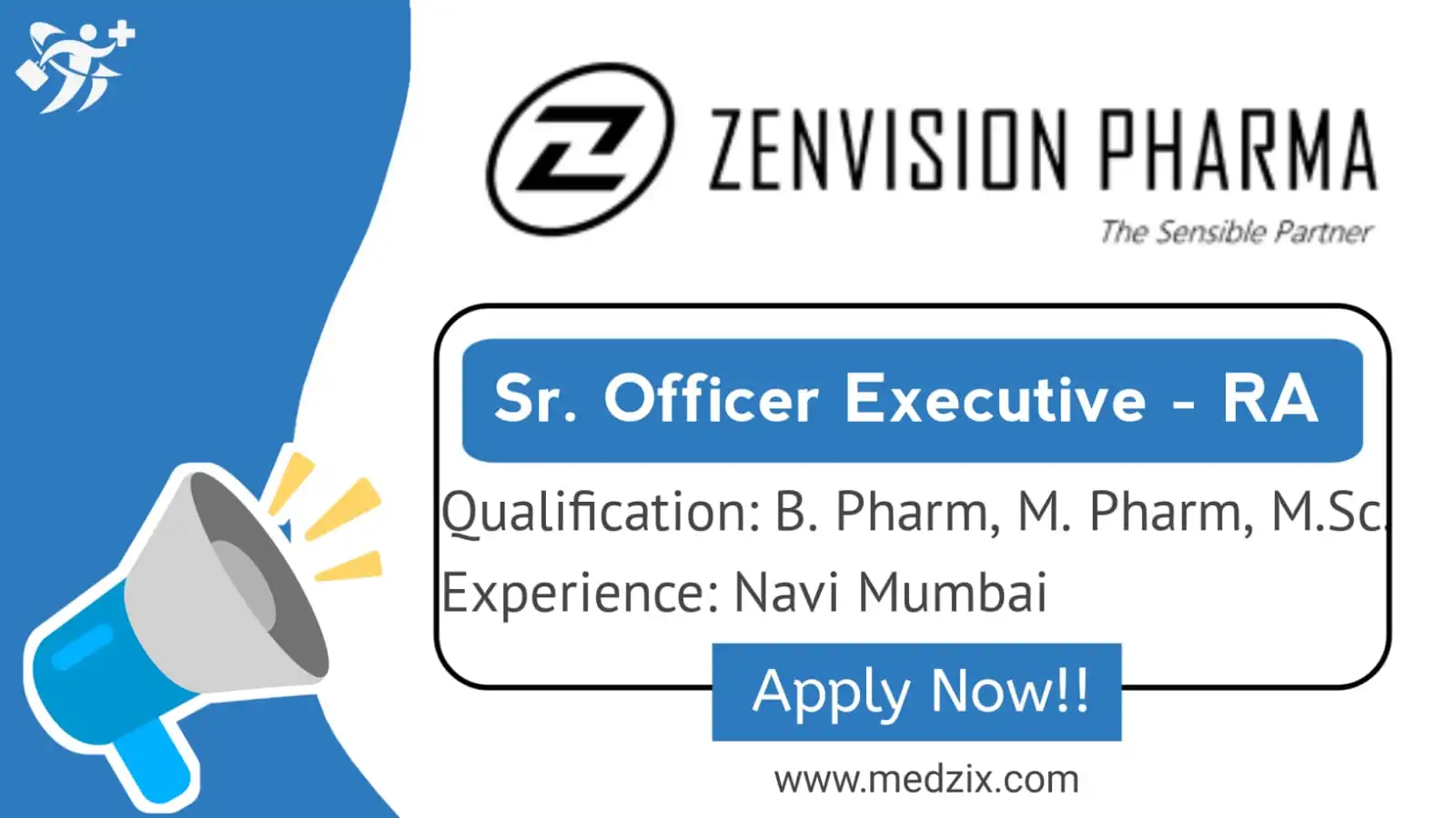 Zenvision Pharma Regulatory Affairs Jobs